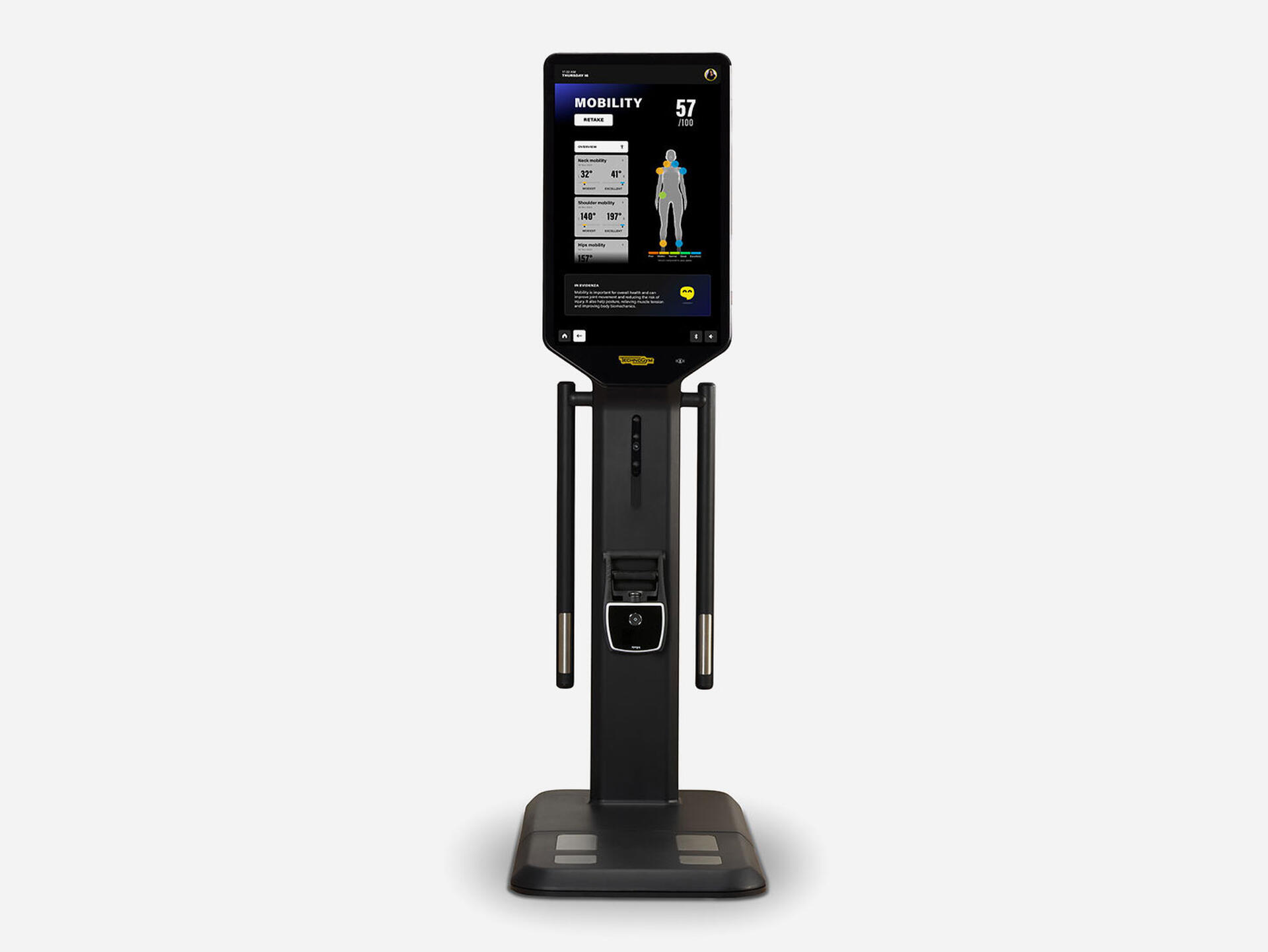 Équipement de check-up pour analyser la composition corporelle