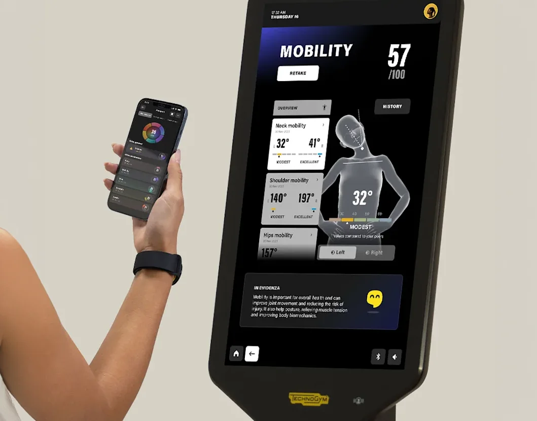 Station d'analyse bilan corporel Checkup Technogym